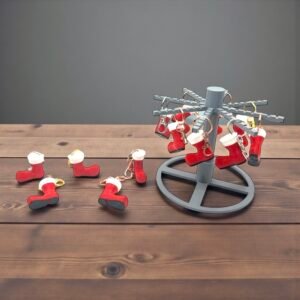 Mini Christmas Stocking Keychain