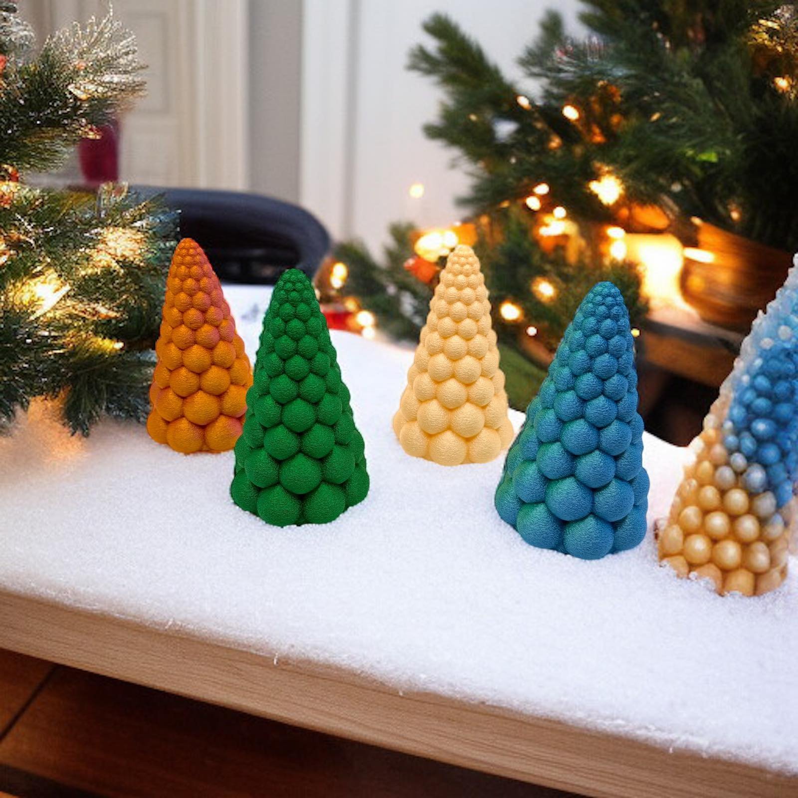 Bubble Christmas Tree Decor – Multiple Festive Colorways