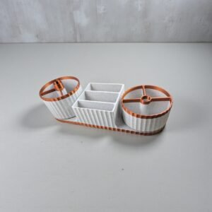 Multi-Purpose Bathroom Accessory with Compartments