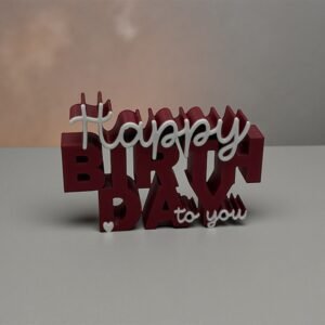 Birthday Decorative Word Accessory
