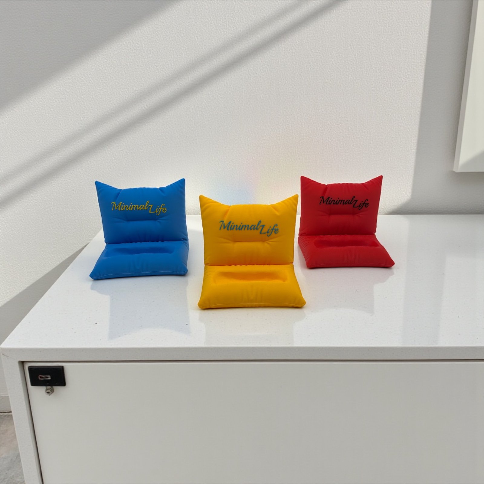 Phone Pillow Stand bright colors