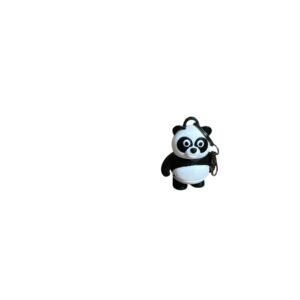 Chubby Panda Bear Keychain