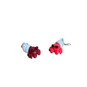 Articulated Hermit Crab Keychain