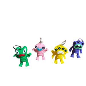 Galactic Monster Crew Keychains
