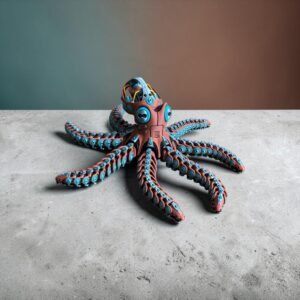 Steampunk Robo-Octopus Fidget Toy
